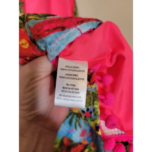 Nicole Miller New with Tag Women's Tropical Paradise Dress Multicolor Size Small - Picture 13 of 13